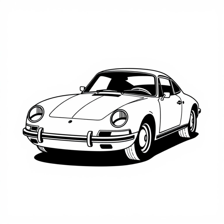 Retro rijdende racer