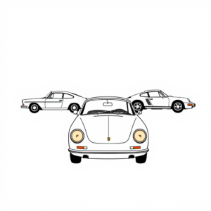Retro Rennwagens