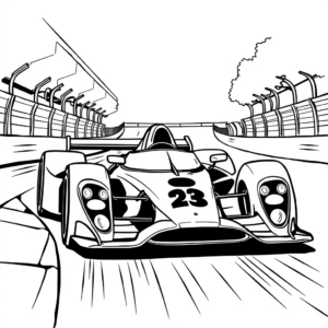 Racingauto’s op de baan