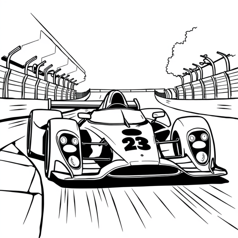 Racingauto’s op de baan