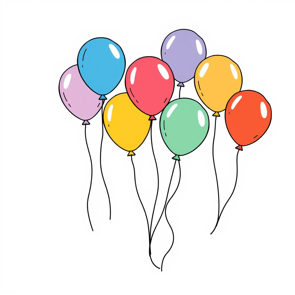 Ballonnen in de lucht