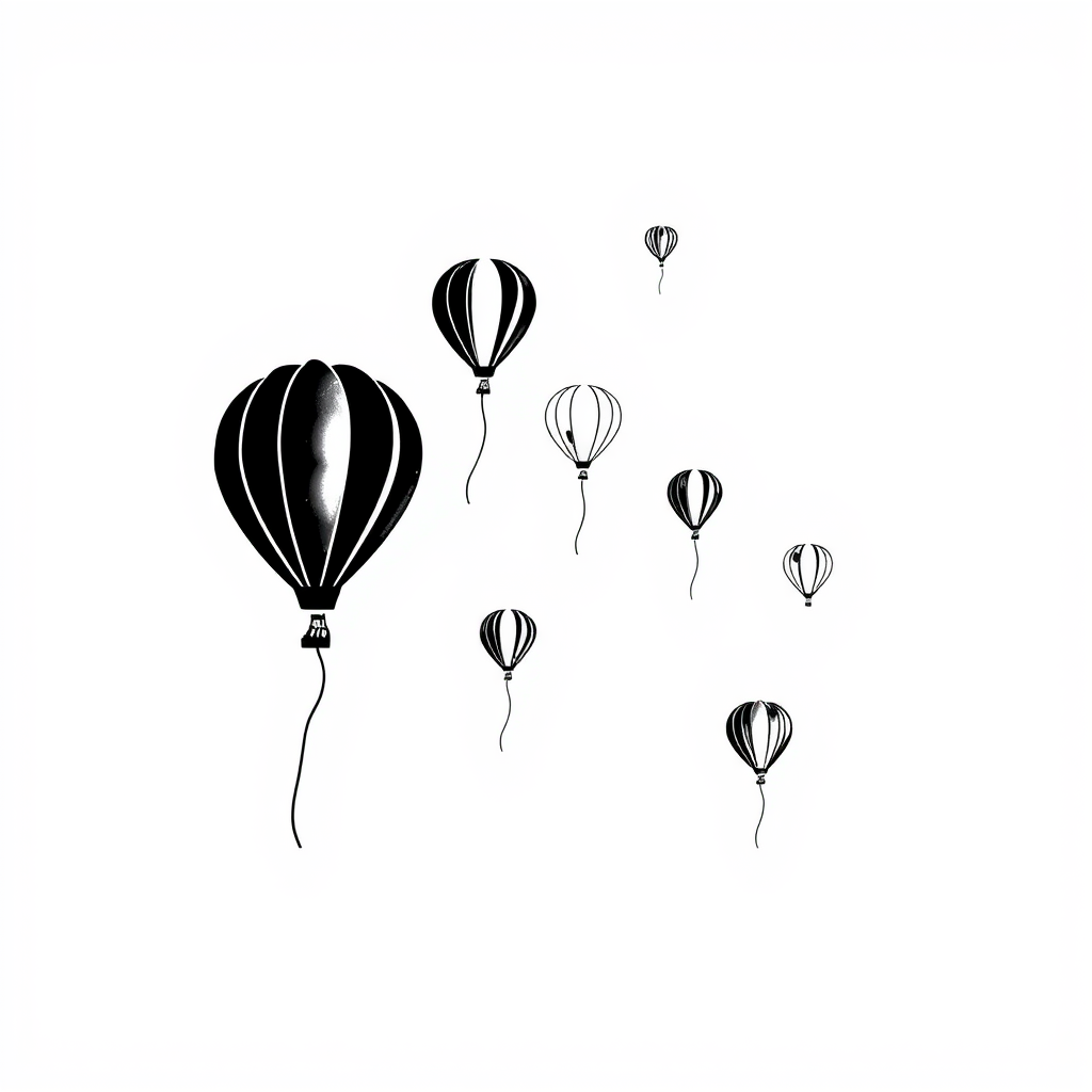 Ballonnen in de Lucht