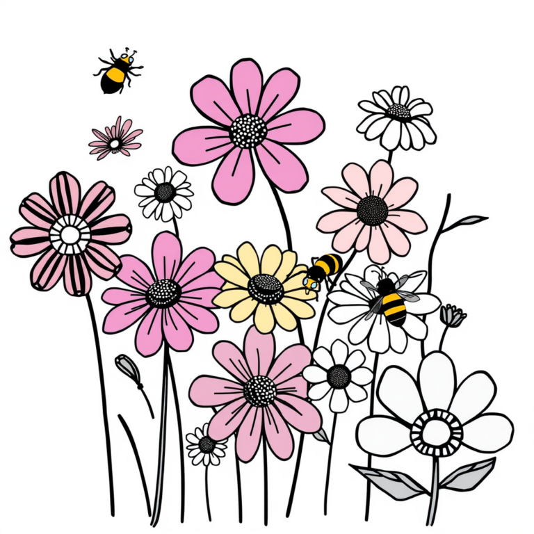 Bijen & bloemen: wereld vol kleur