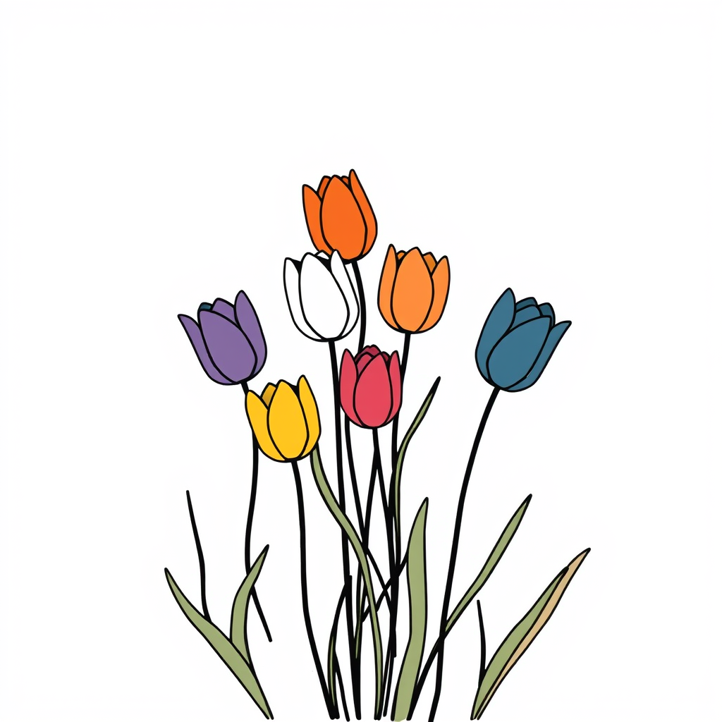 Tulpenshow in de Keukenhof