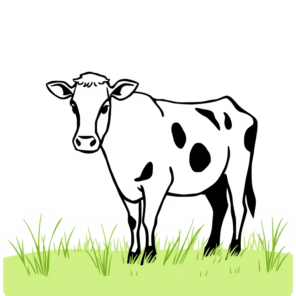 Koe op de Weide