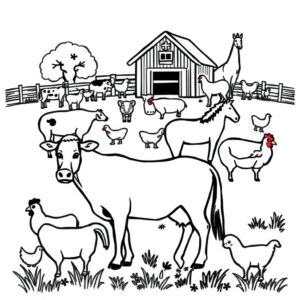 Dieren op de Boerderij