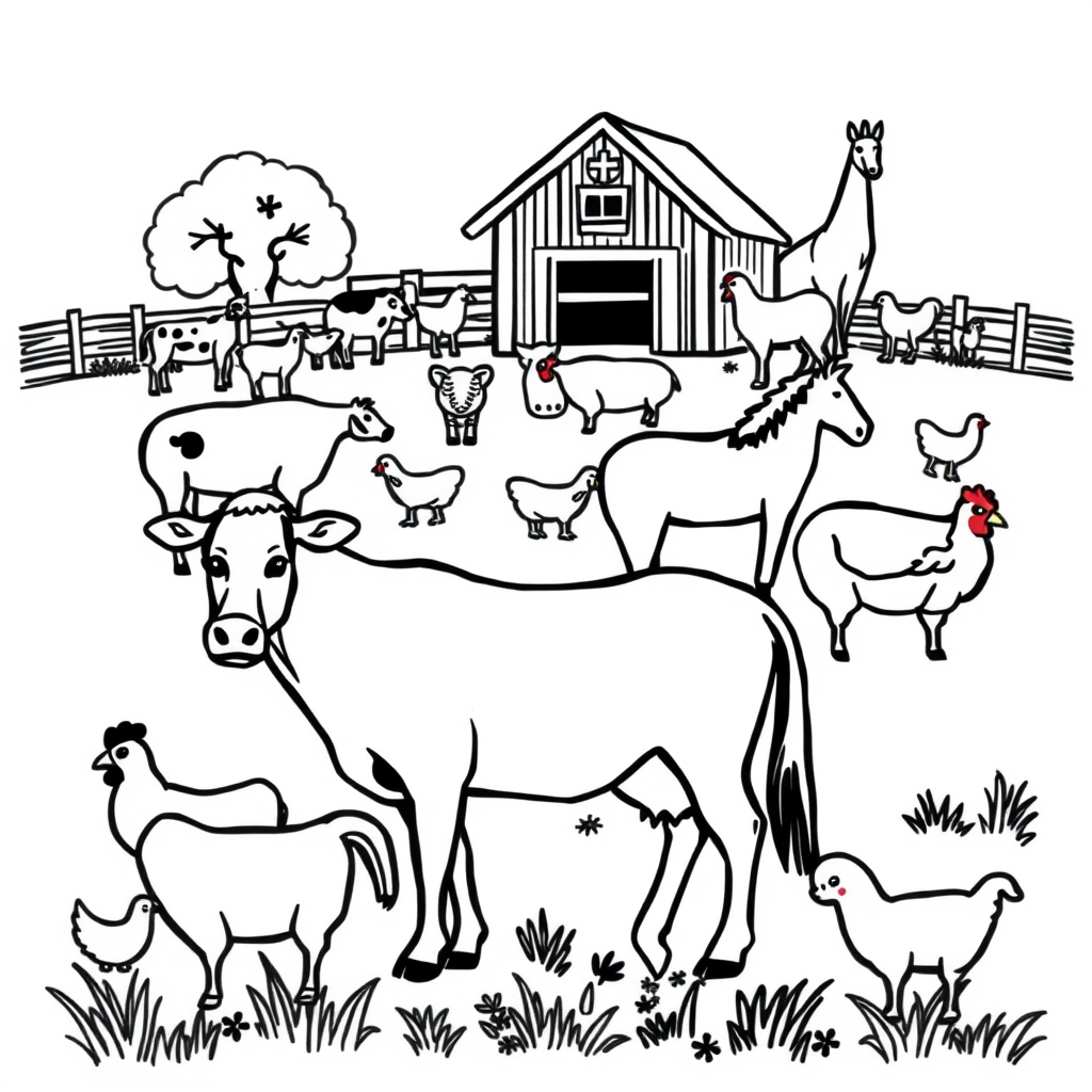 Dieren op de Boerderij