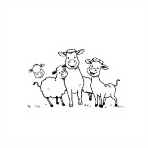 Vrolijke Boerderijdieren