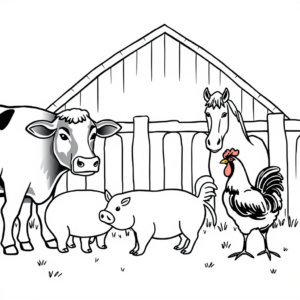Huisdieren op de boerderij