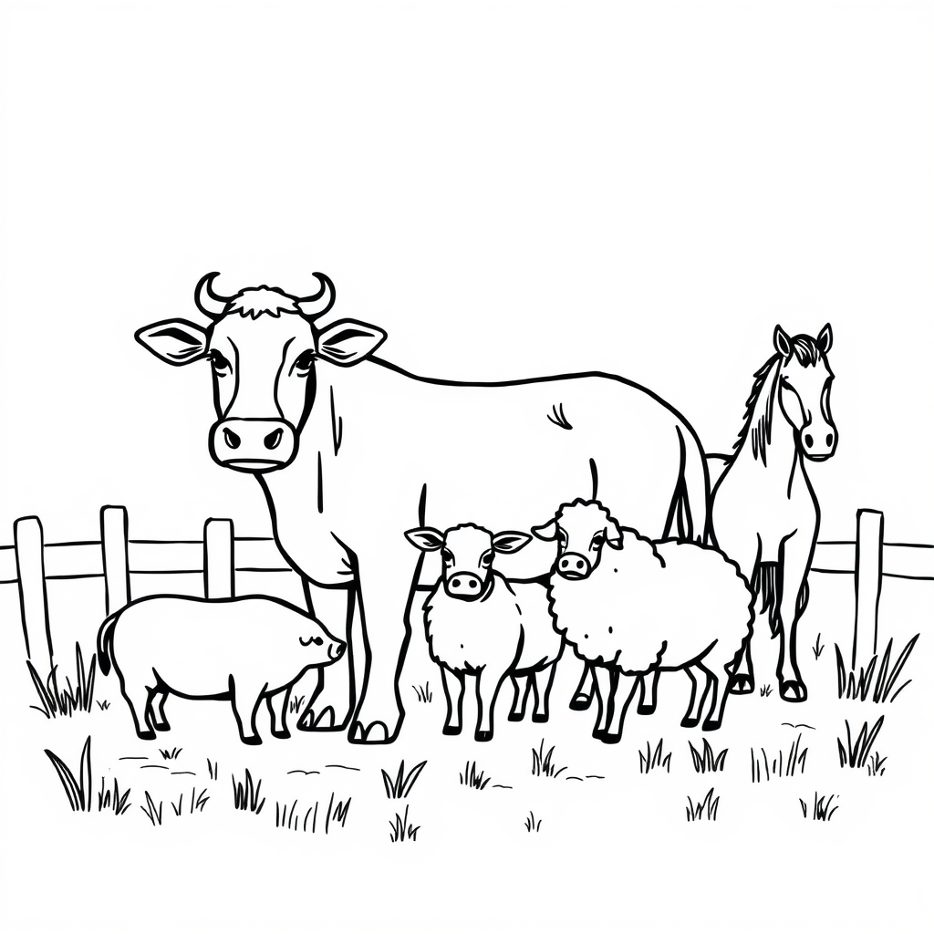 Dieren op de Boerderij