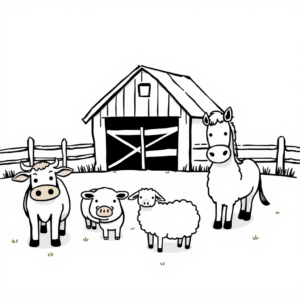 Dieren op het Boerenerf