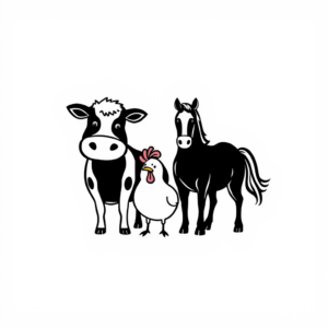 Vrolijke Boerderijdieren