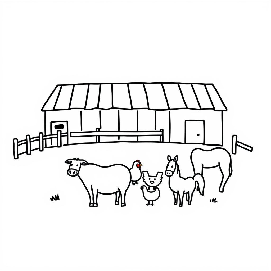 Dieren op de Boerderij