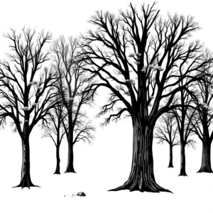 De Magische Bomen van het Dichte Woud