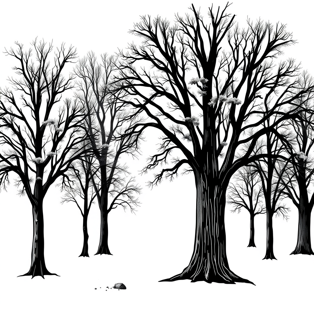De Magische Bomen van het Dichte Woud