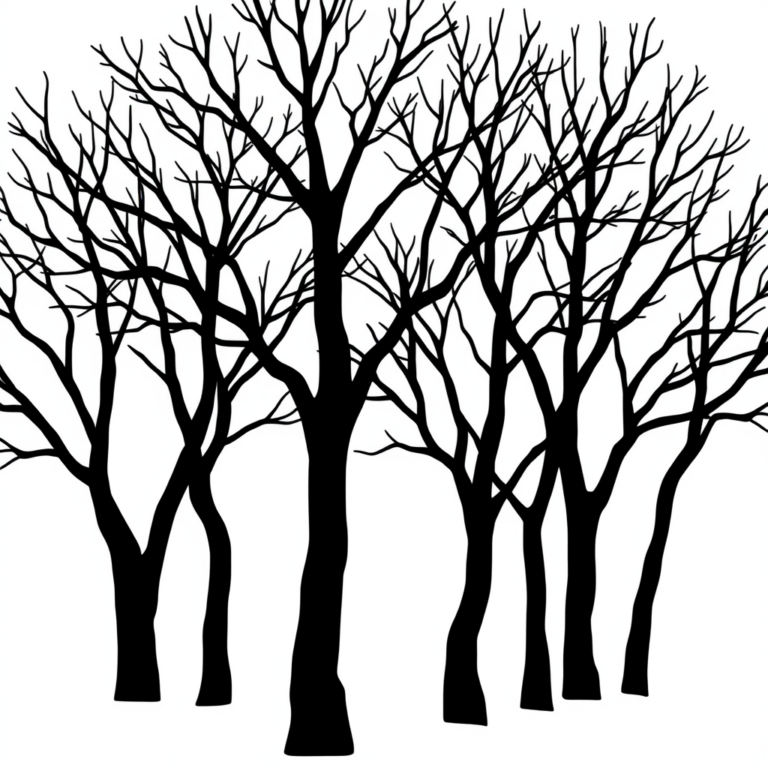De magische bomen de midwinter