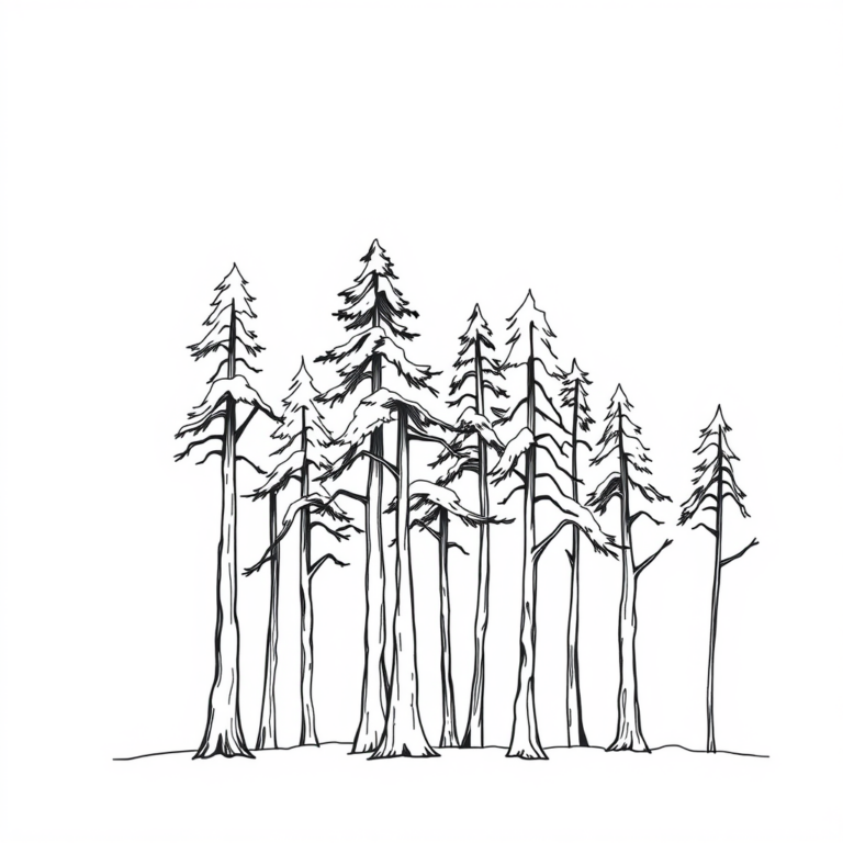 De majestueuze bomen de wouden
