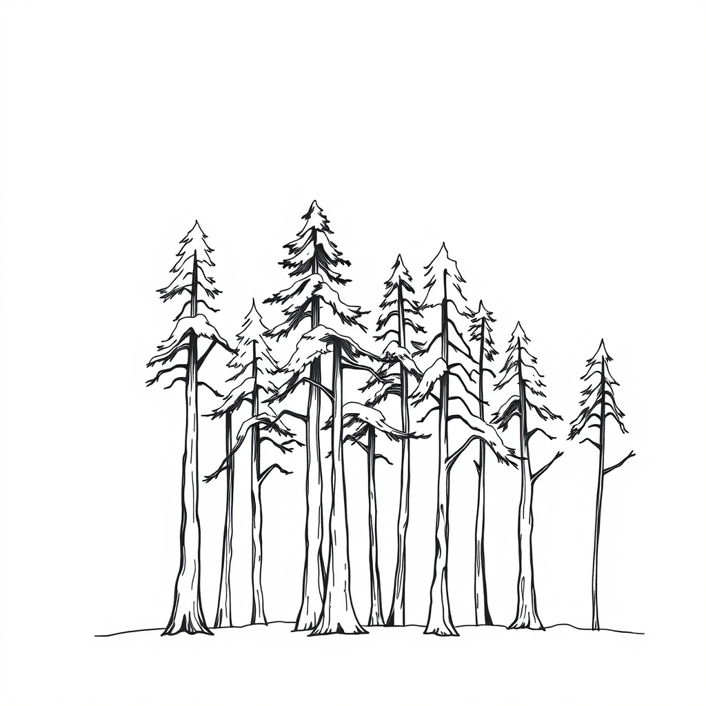 De Majestueuze Bomen van de Wouden