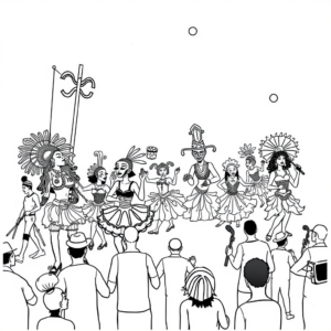 Muziek en Praat in het Carnaval