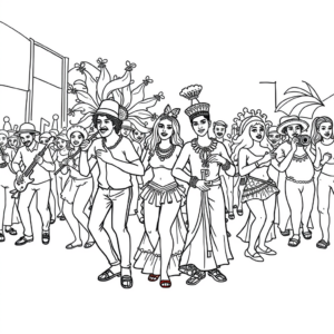 Samba in het Schilderij