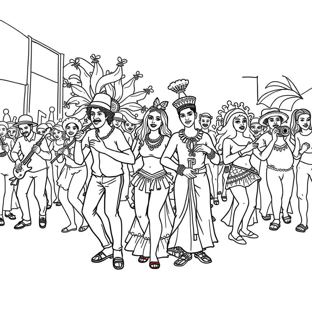 Samba in het Schilderij