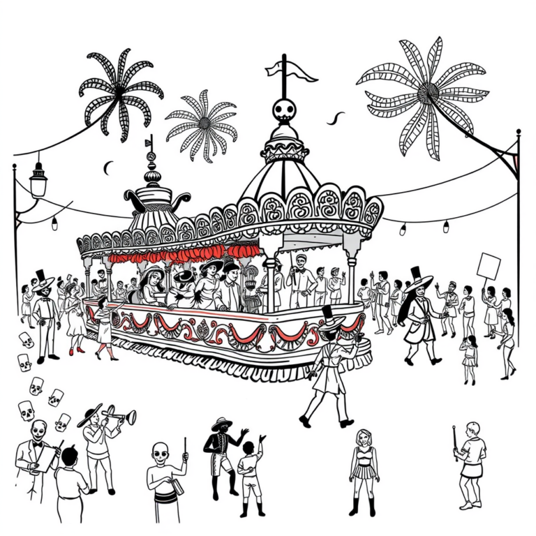 Kleurenstorm: carnaval in de stad