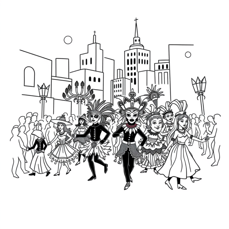 Vibrante vreugde: carnaval in kleuren