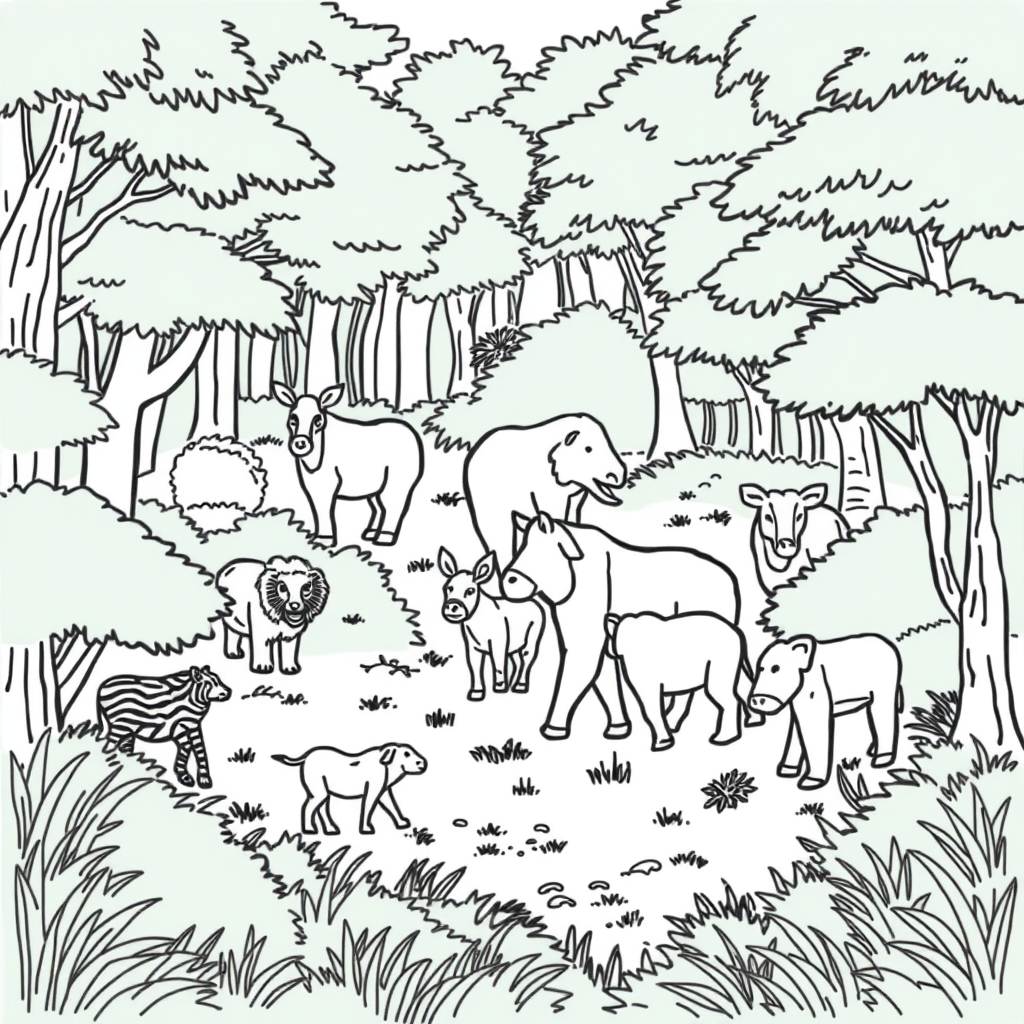 Dieren in de Wildernis