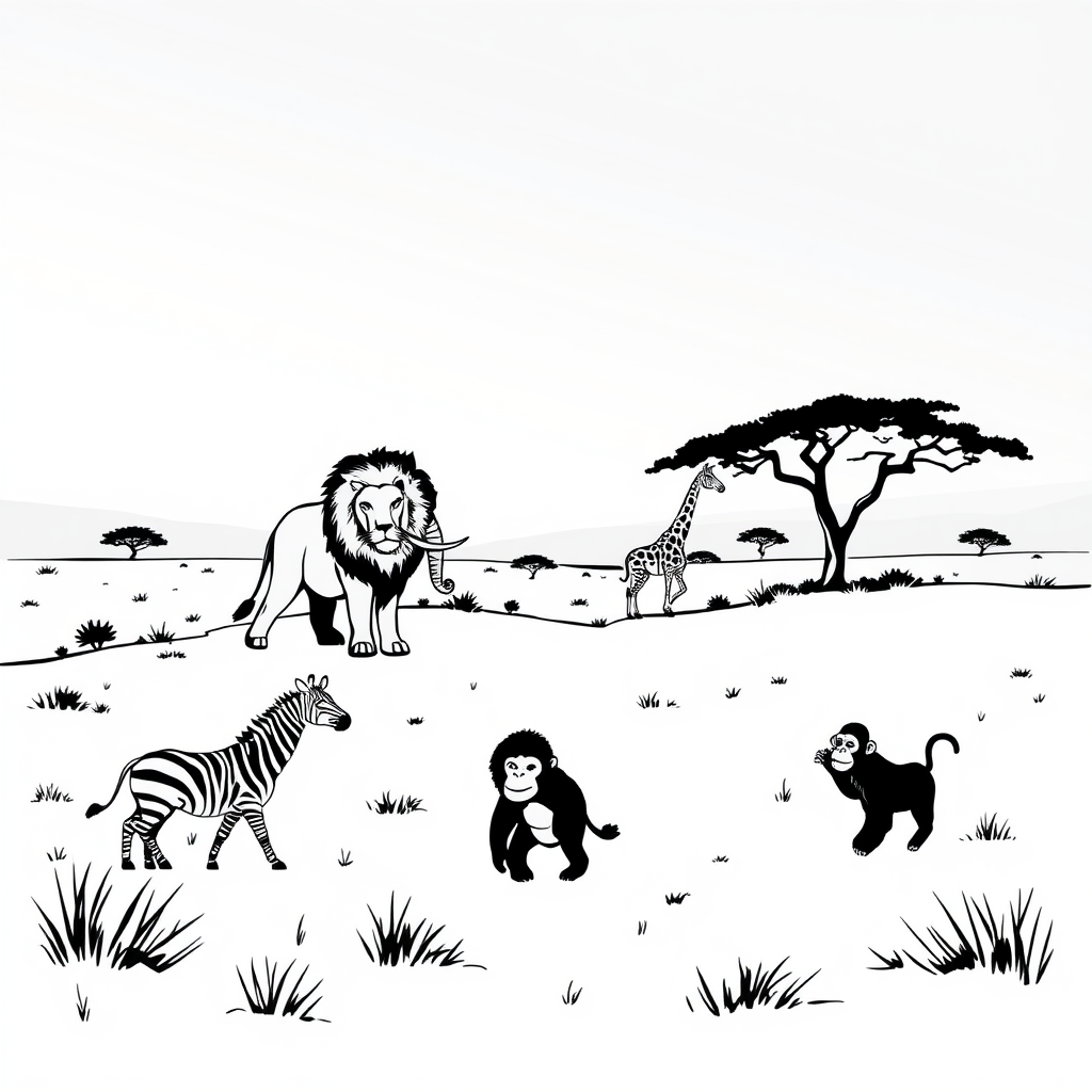 Dieren in de Wildernis