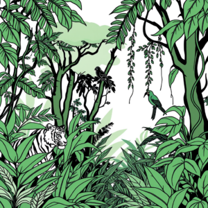 Dieren in de Jungle: Een Avontuur in Groen