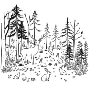 Dieren in het bos: een leven in harmonie