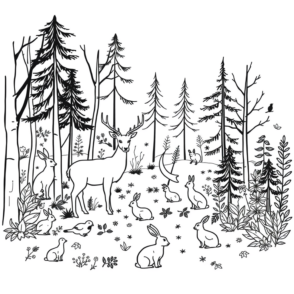 Dieren in het bos: een leven in harmonie