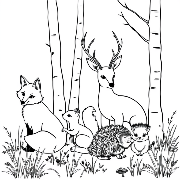 Dieren in het bos: wonderwereld