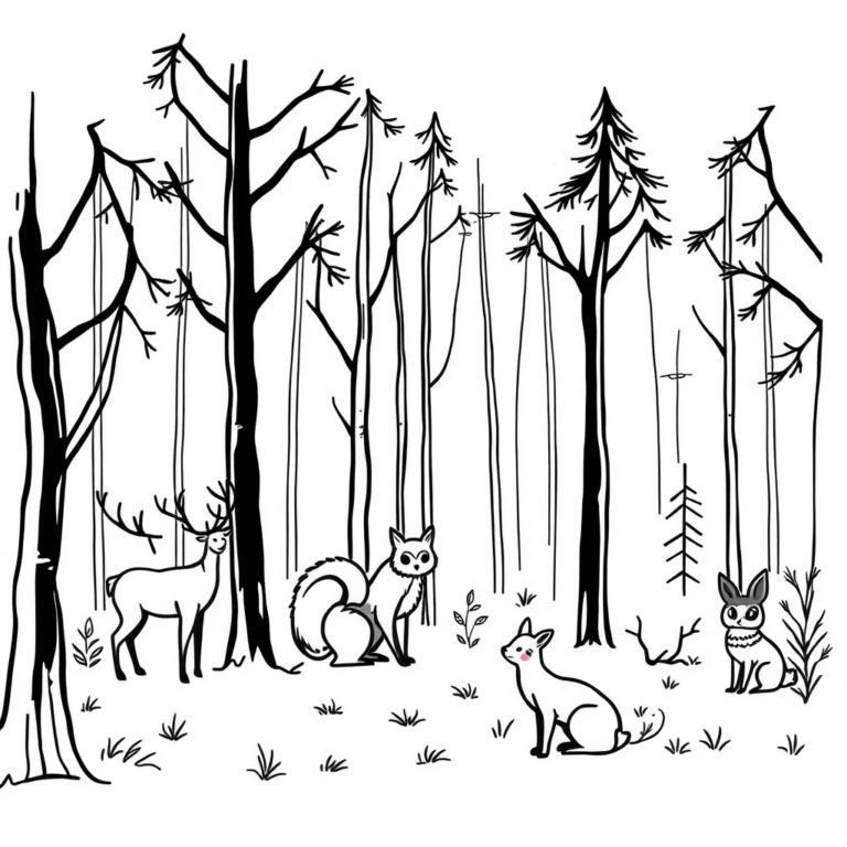 Dieren in het woud