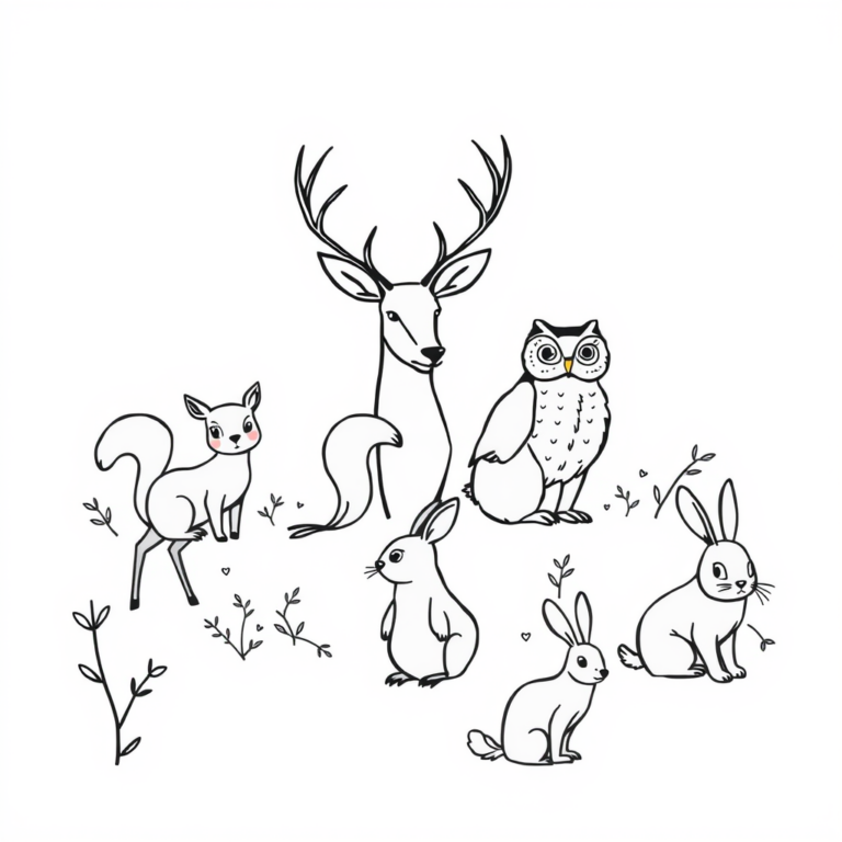 Dieren in het bos: kostuum leven