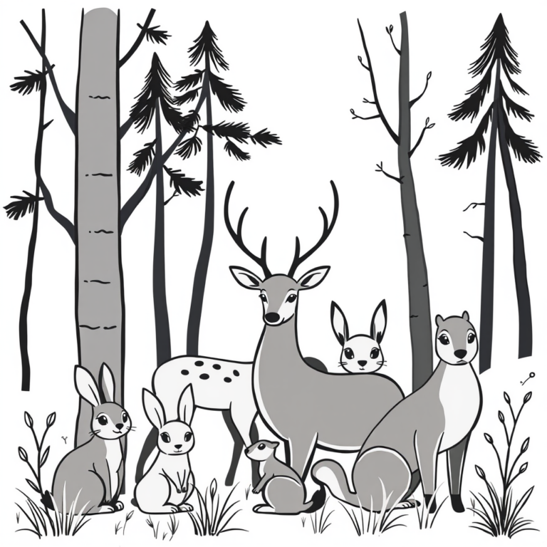 Dieren in het bos: geheimenrijk