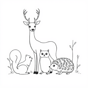 Dieren in het bos: een kleurrijk avontuur