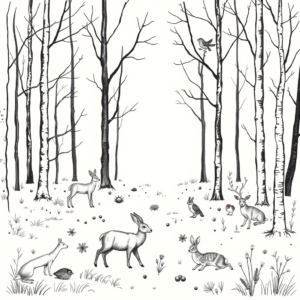 Dieren in het Bos: Een Kleurrijk Avontuur