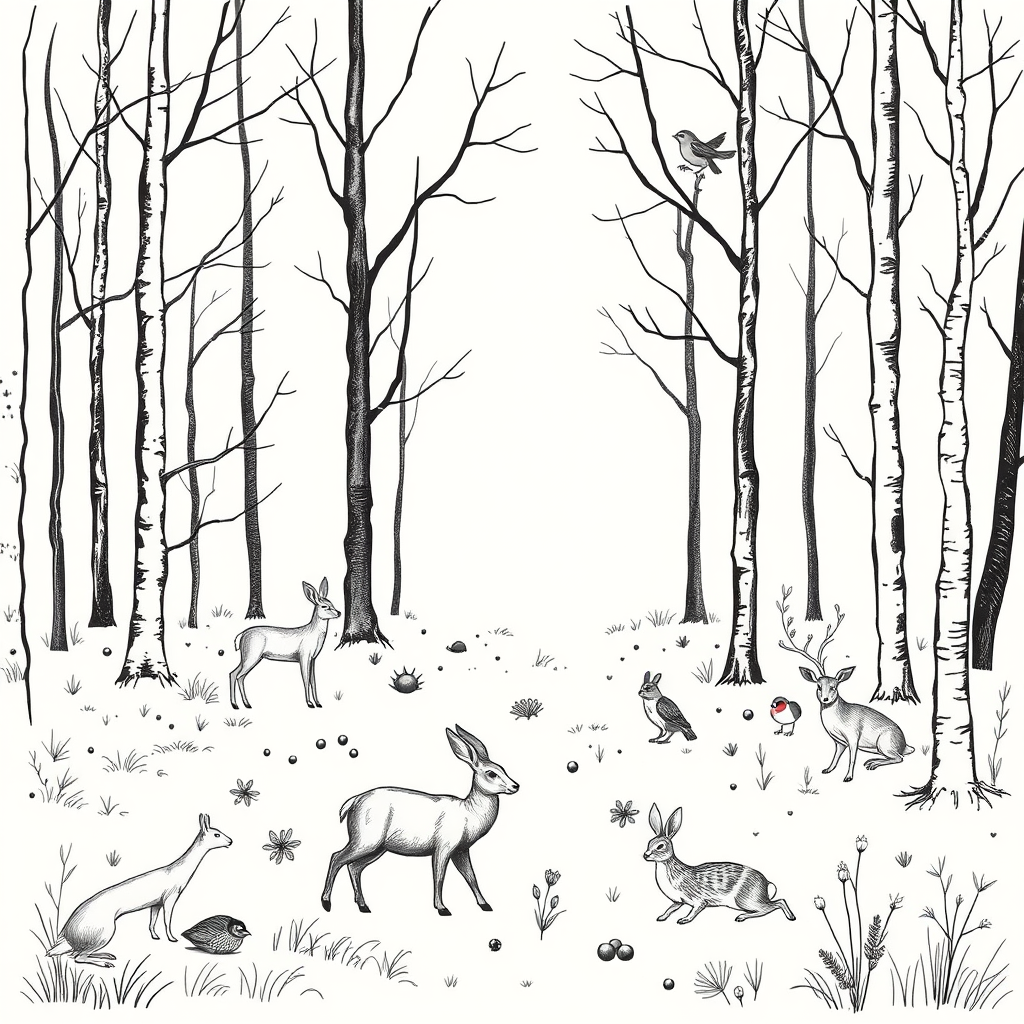 Dieren in het Bos: Een Kleurrijk Avontuur