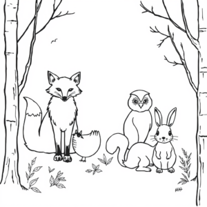 Dieren in het Bos: Een Fantasievolle Avontuur