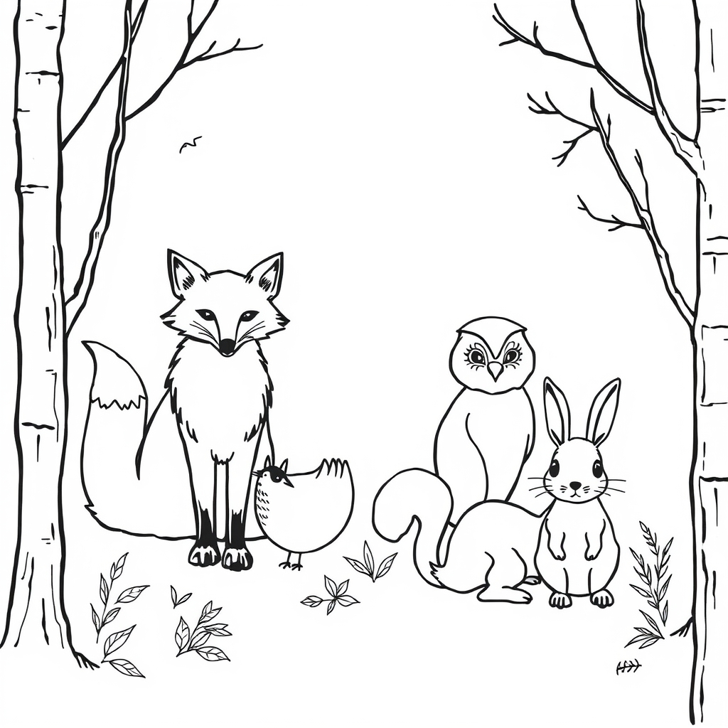 Dieren in het Bos: Een Fantasievolle Avontuur