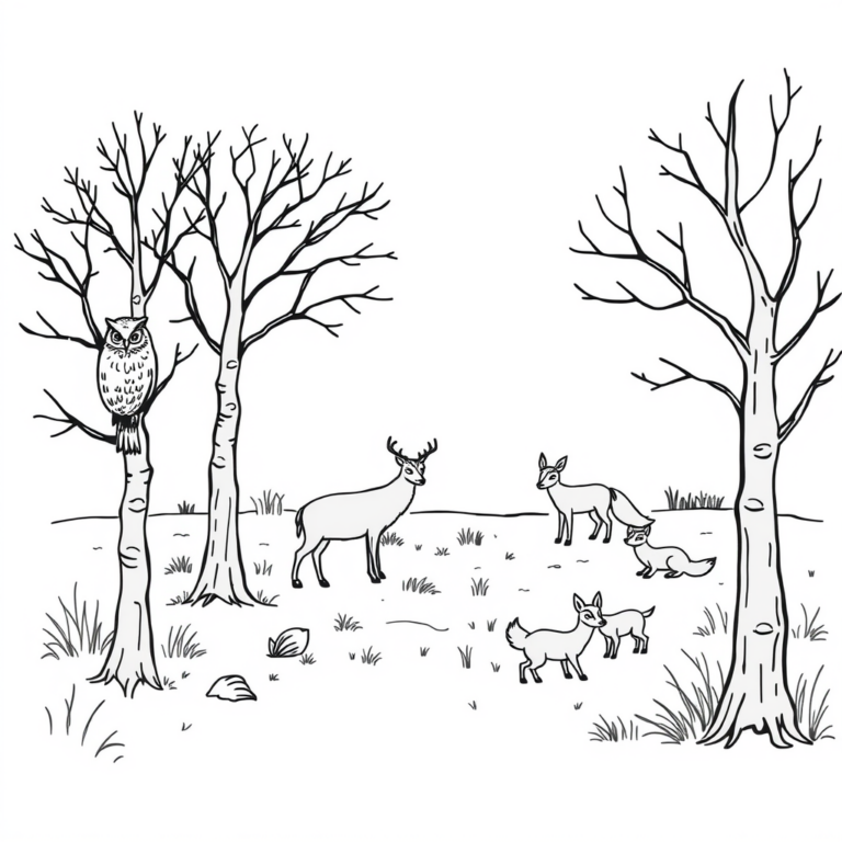 Dieren in het bos: magische wereld
