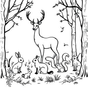 Dieren in het Bos: Een Kleurrijke Avontuur