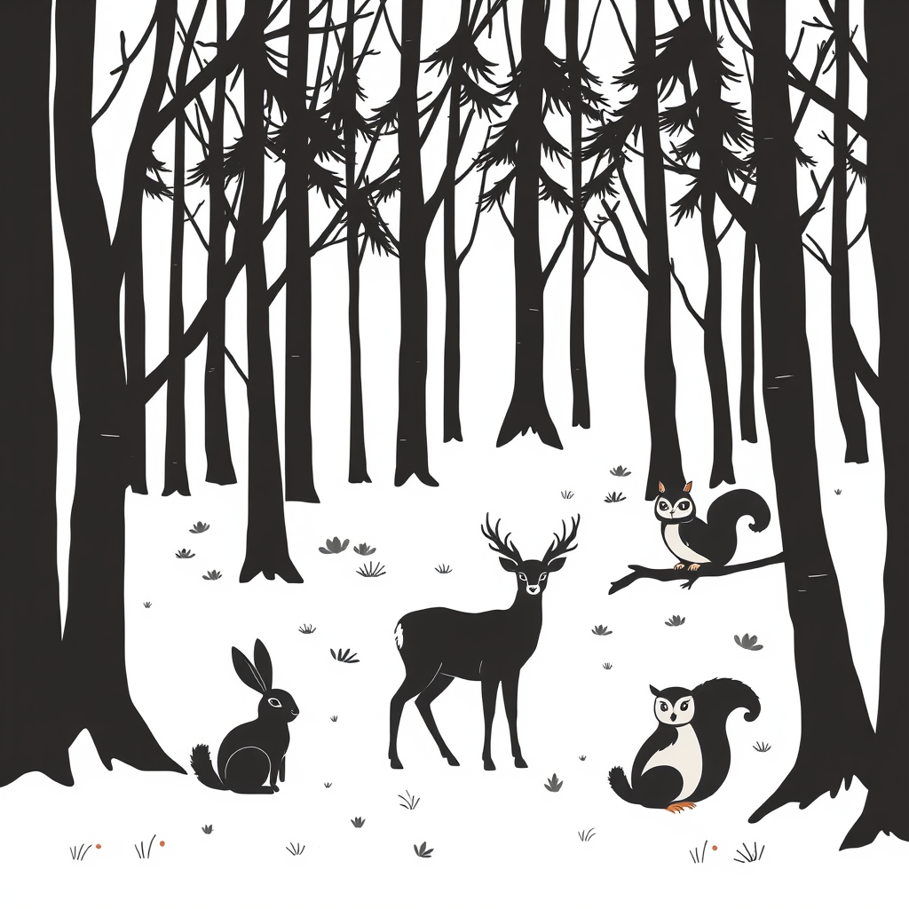 Dieren in het Geheimse Bos