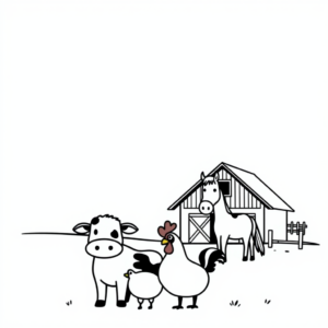 Dieren op de Boerderij