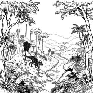 Dino’s in een Vroegere Wereld