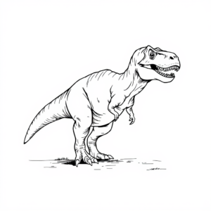 Dinos in een prachtige wereld