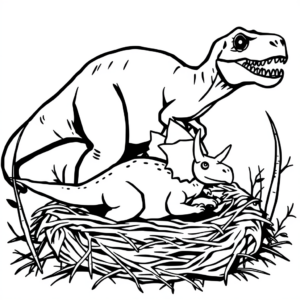 Dino’s in een Dinosauriërennest