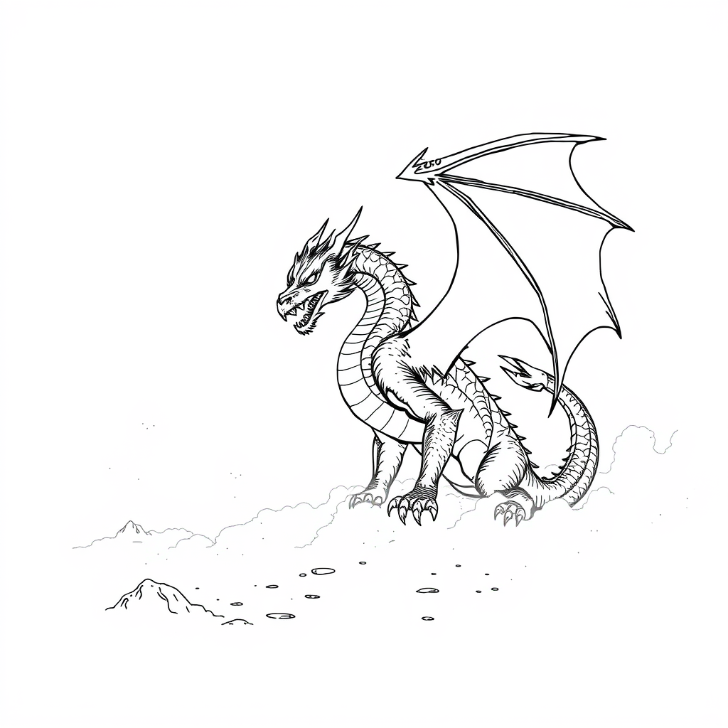 Draak in de Morgenmist