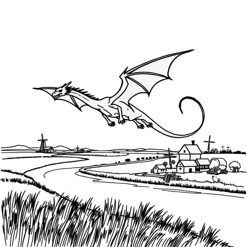 Draken op vlucht over Nederland